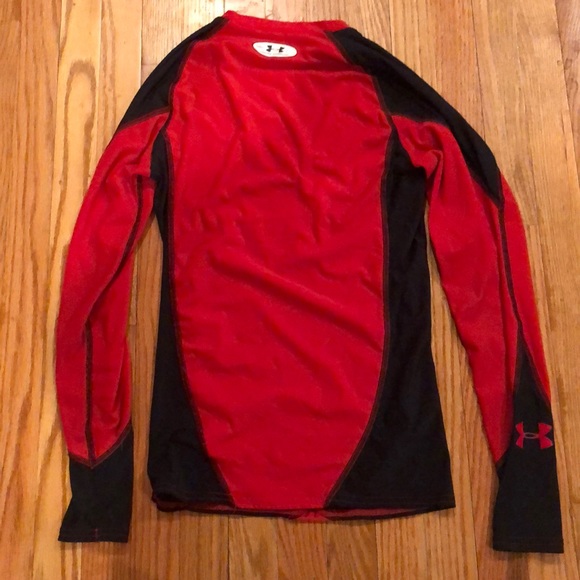 Long sleeve black and red shirt - Picture 2 of 3